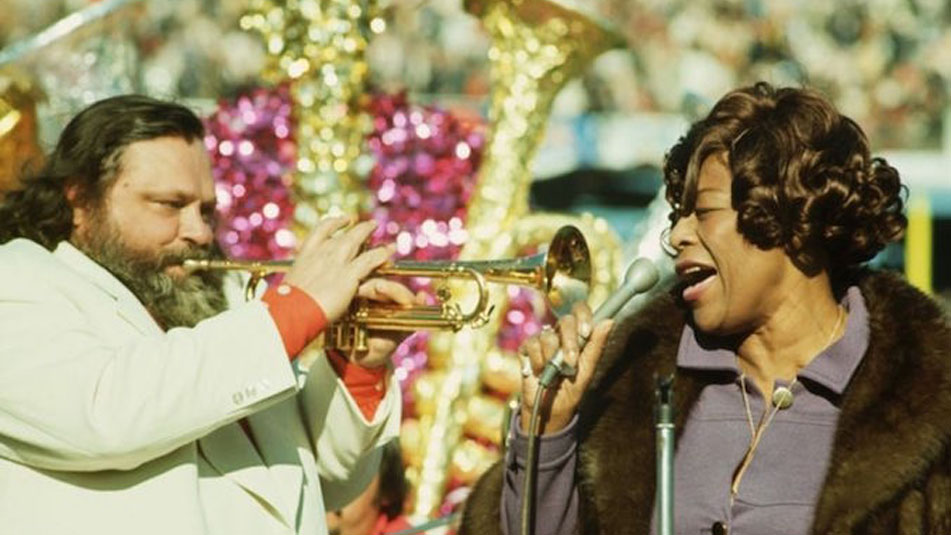Ella Fitzgerald, the first African-American woman to perform at a Super Bowl halftime show