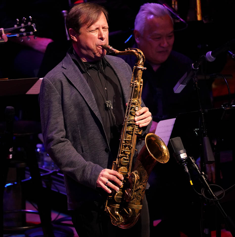 Chris Potter performing on stage at SFJAZZ
